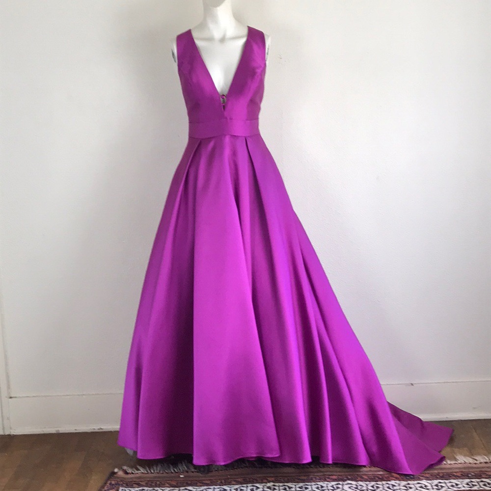Magenta Ball Gown - Picture 2 of 8